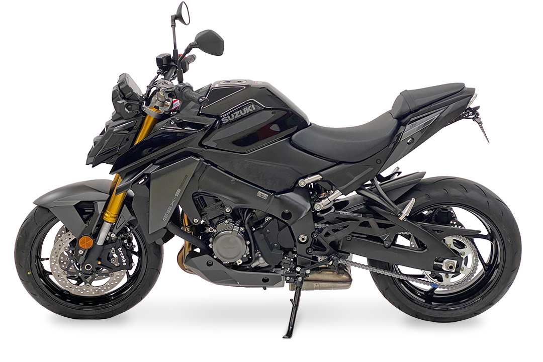 alpha Technik Number Plate Holder for Suzuki GSX-S1000 and GSX-S950, Type WEK0, WEK1, WEK2, Model Year 2021-