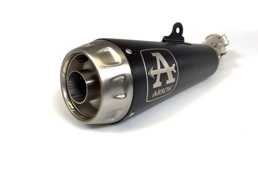 ARROW PRO RACE Full Racing Exhaust System for Honda CBR650R, CB650R 2024-, Black Stainless Steel