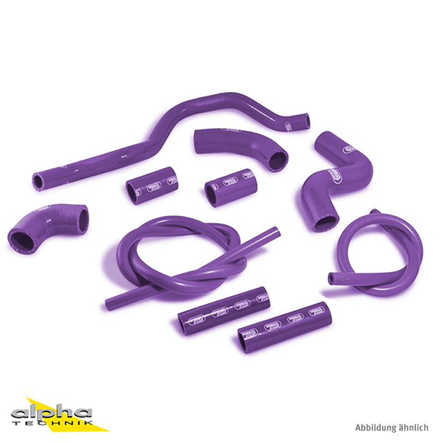 SAMCO SPORT Silicone Hose Kit, Purple, for Aprilia RSV4 (R / RF / RR / Factory), 2009-2025