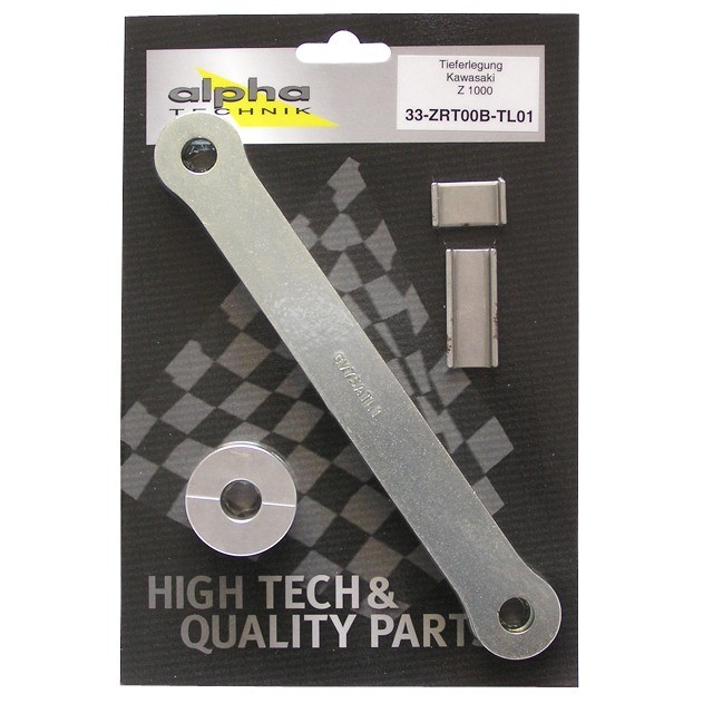 alpha Technik Lowering Kit 30mm for Kawasaki Z1000; Type ZRT00B; Model Year 2007-