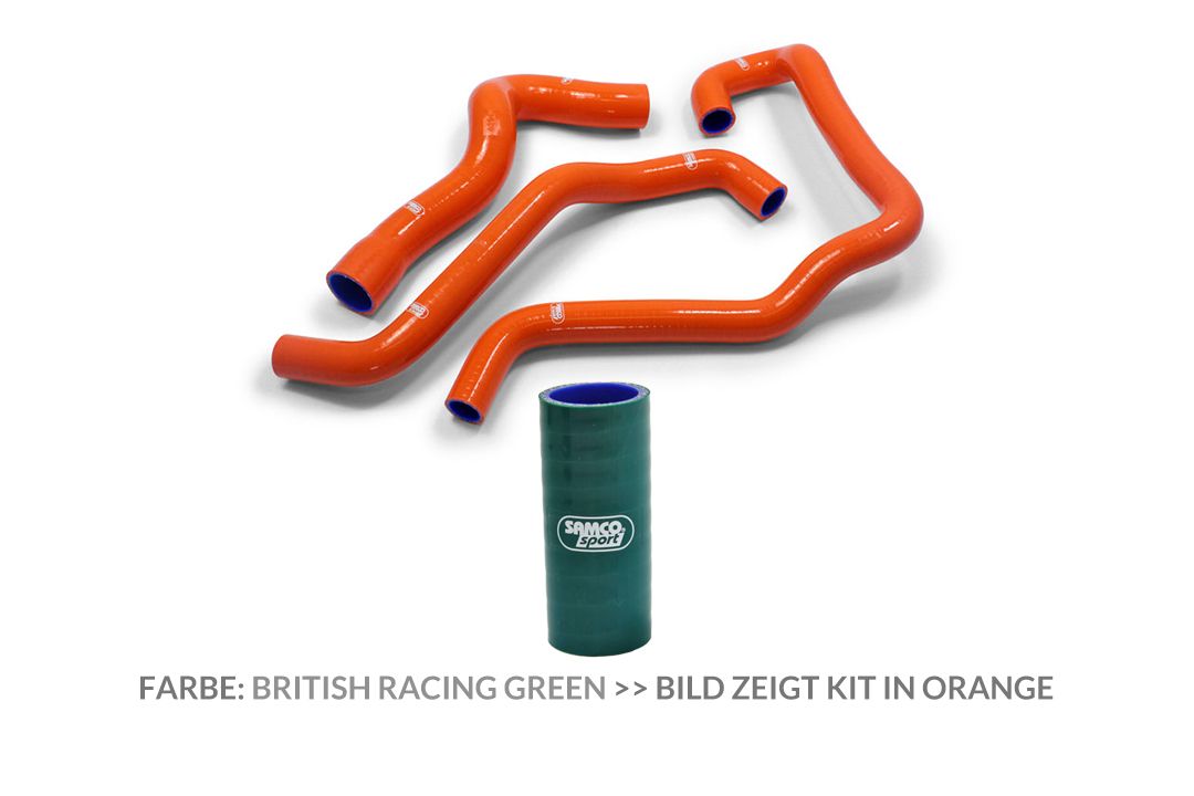 SAMCO SPORT Silicone Hose Kit B.R. green for KTM 1290 Super Duke R RR EVO Model Year 2020-2024
