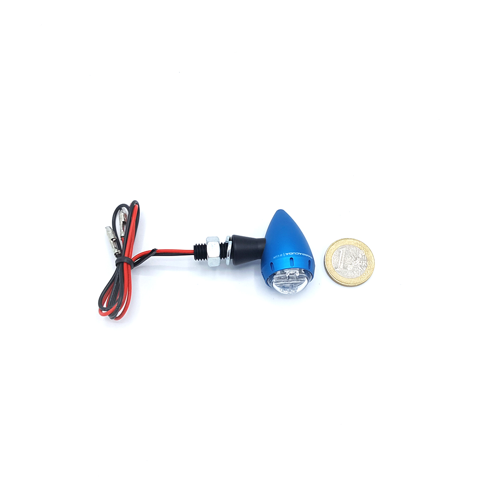 Barracuda flasher light, turn signal S-LED B-LUX blue