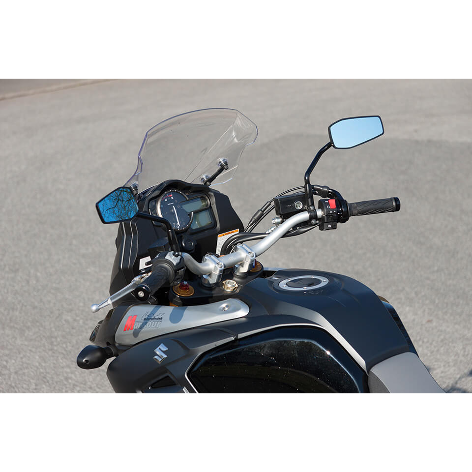 LSL X-Bar Aluminium handlebar Naked Bike X02, 1 1/8 inch, silver