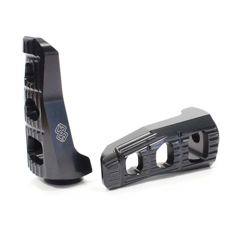 Gilles Replacement Footpeg Kit, Touring, Pillion, black for Honda CBR1000RR, CBR650R