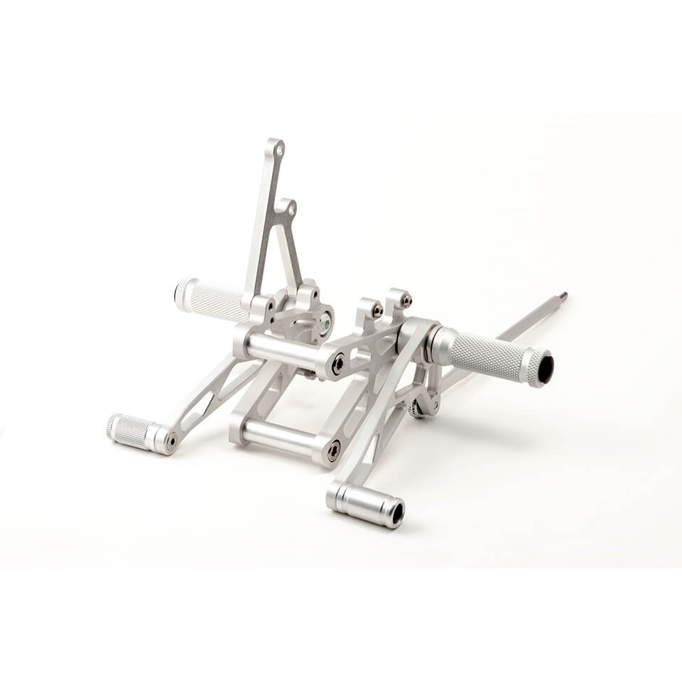 LSL Rearset for Suzuki SV650, 1999-2002, silver