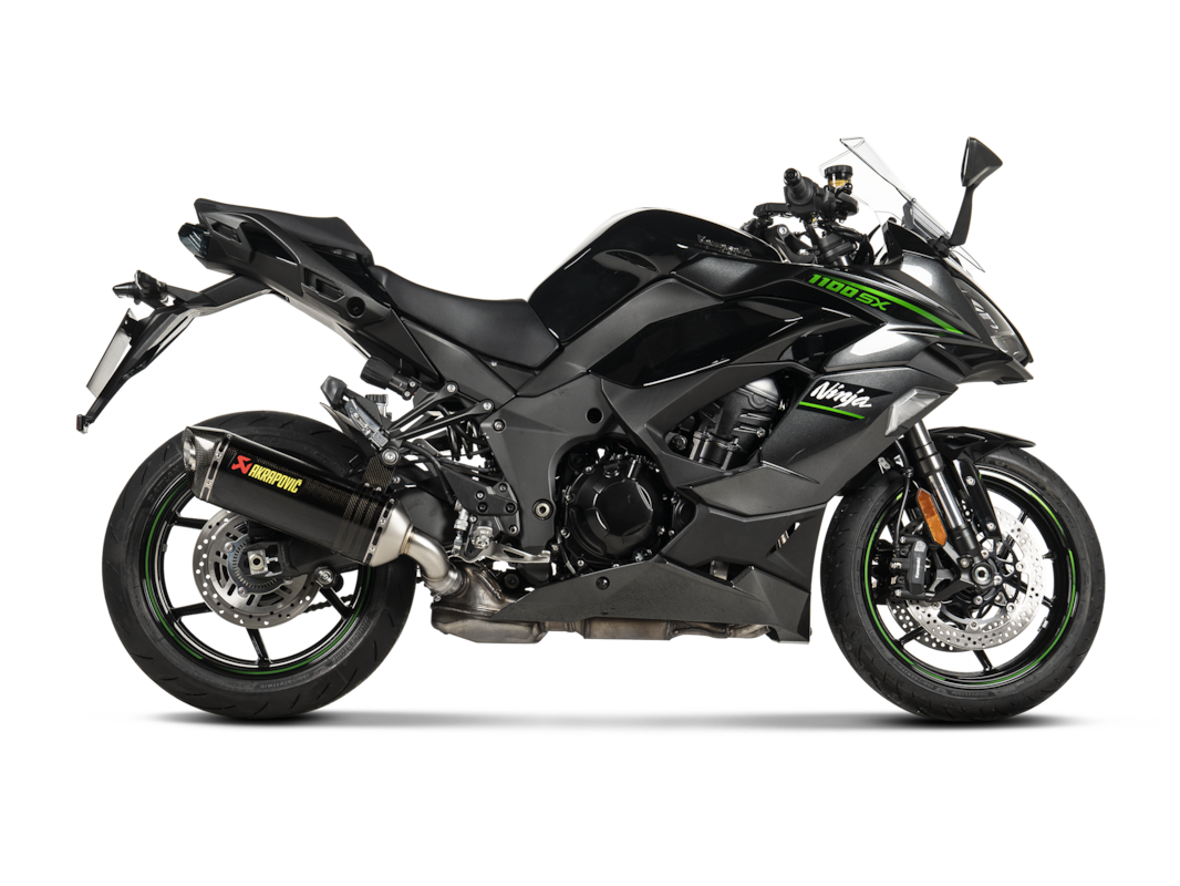 Akrapovic Slip-On Line (Carbon) Exhaust for Kawasaki Ninja 1000SX 2020-2024, Ninja 1100SX 2025