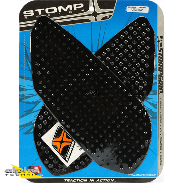 Stompgrip black, Volcano, for Triumph Daytona/Street Triple/R