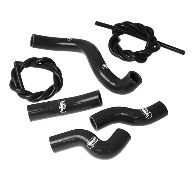 SAMCO SPORT Silicone Hose Kit Black for Kawasaki Z750 Z750R Model Year 2007-2012