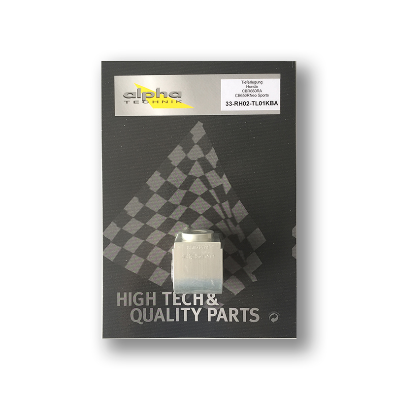 alpha Technik Lowering Kit 25mm for Honda CB650R / CB650RA, Type: RH16, from Model Year 2024 -