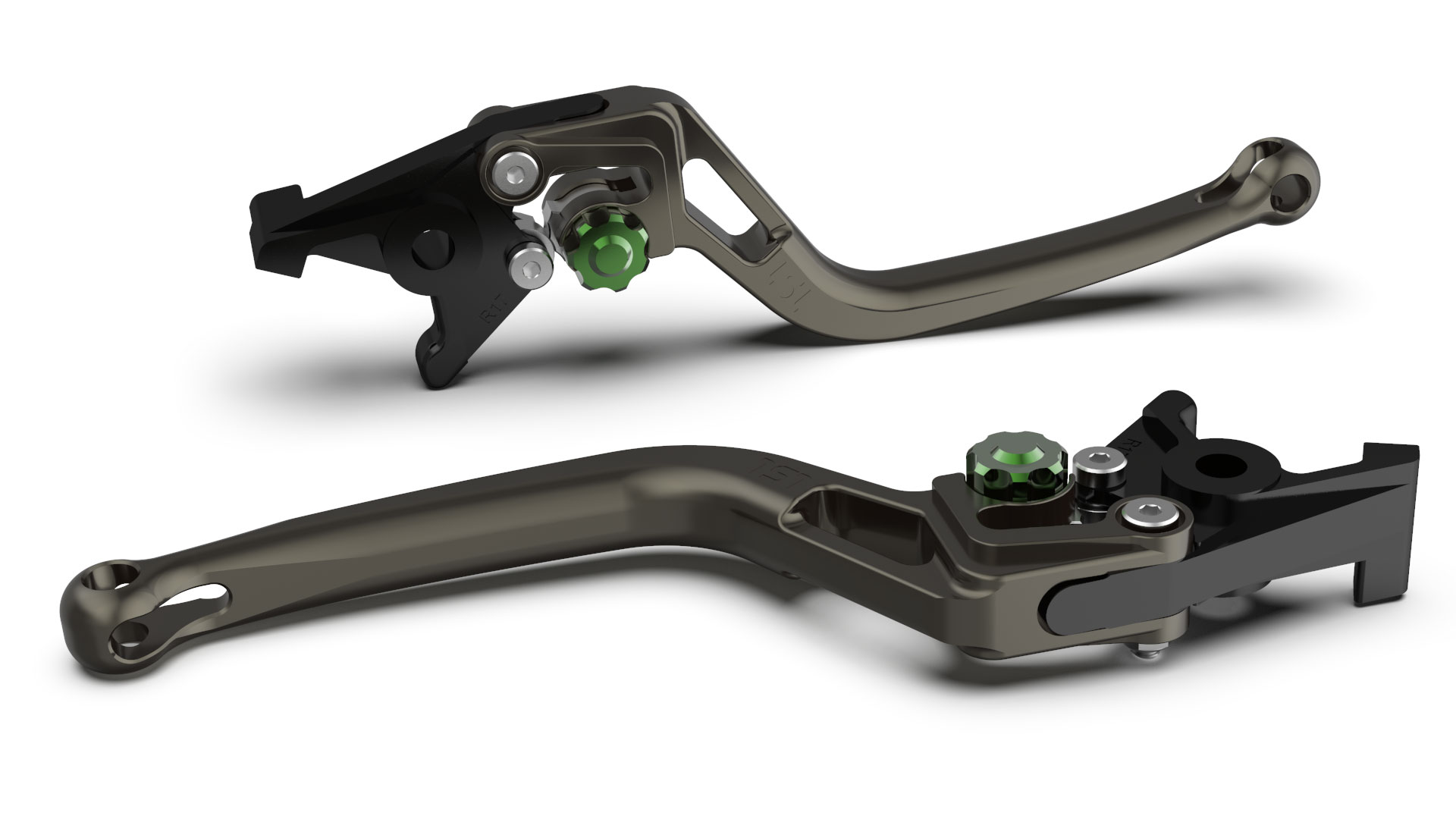 LSL clutch lever BOW L83R, anthracite/green