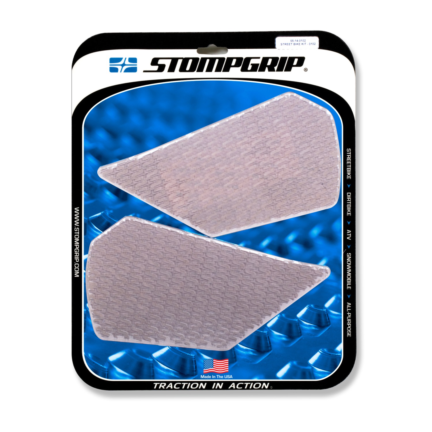 Stompgrip Traction Pads clear, for KTM 1290 Super Duke (R), 2013-19