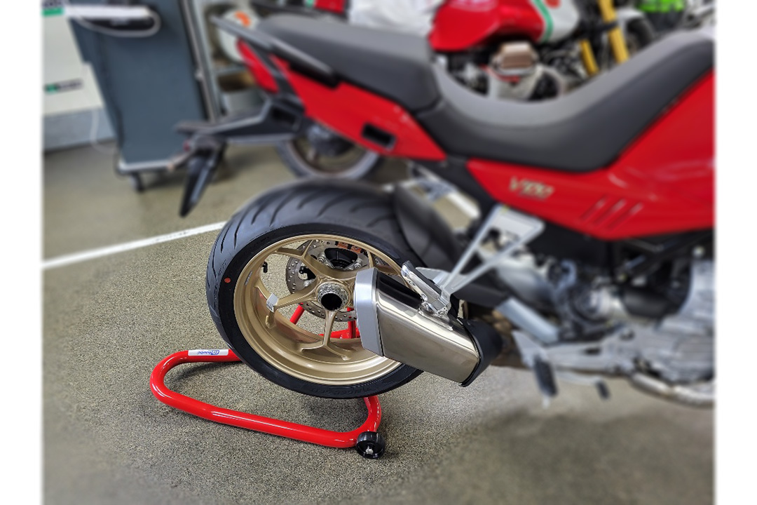rear Paddock Stand for BMW K Models and Moto Guzzi V100 Mandello