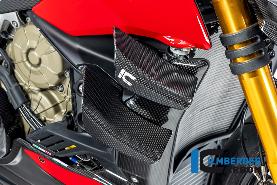 Ilmberger Carbon Winglet Set right side R/S Gloss for Ducati Streetfighter V4 V2 2020-