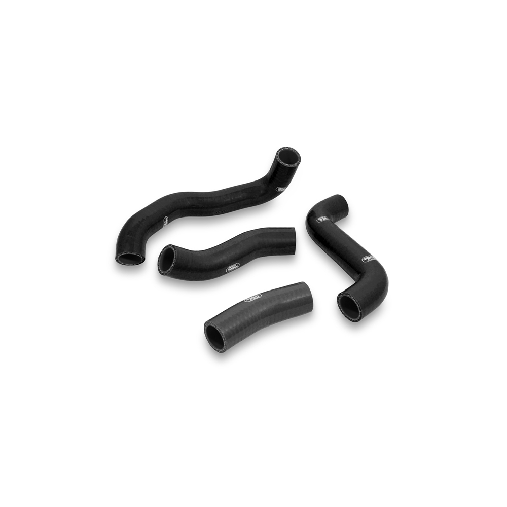 SAMCO SPORT Silicone Hose Kit classic matt black for Kawasaki ZRX1100 ZRX1200 from model year 1997 - only for vehicles without carburetor de-icing
