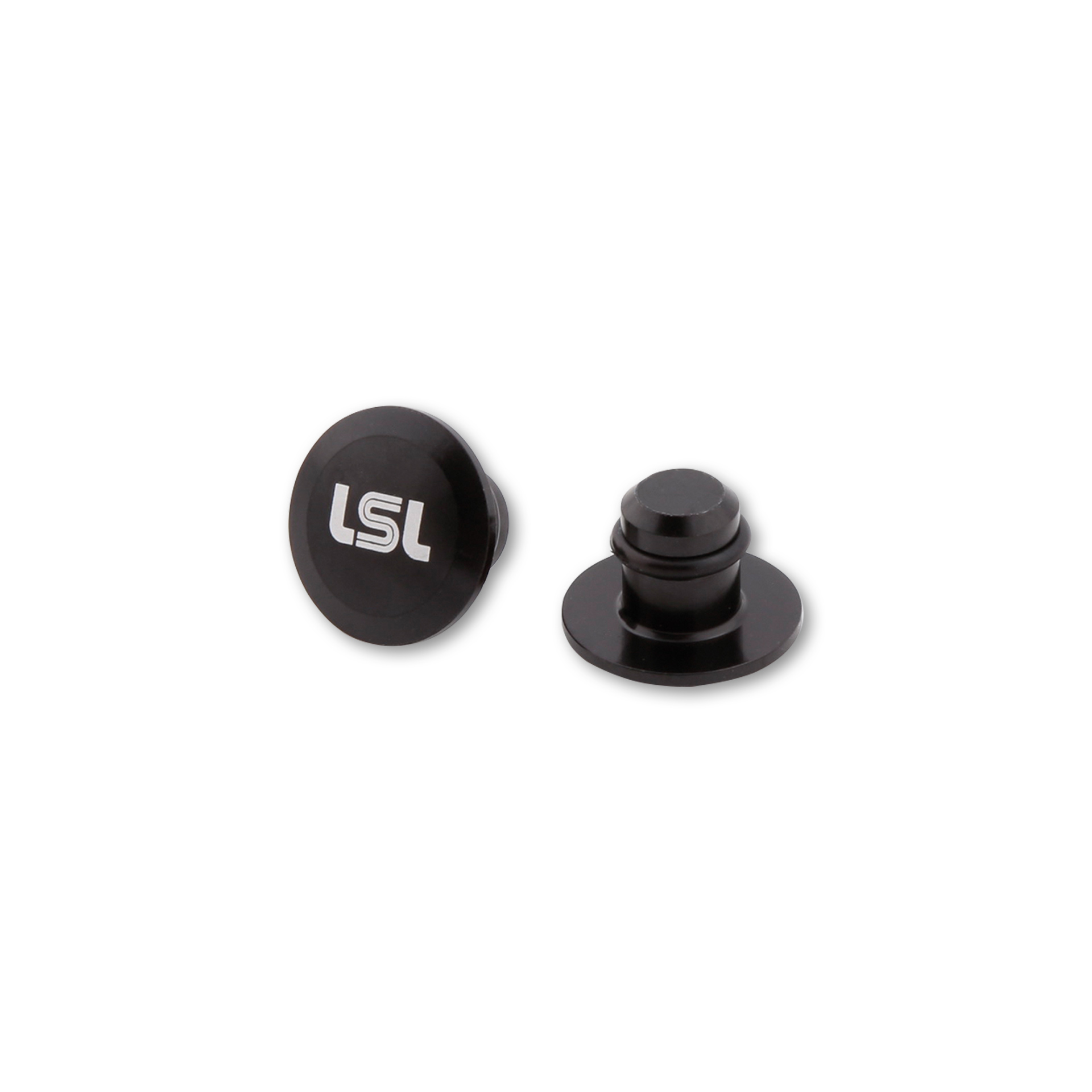 LSL CNC Blanking Caps for M10 Mirror Thread, black,