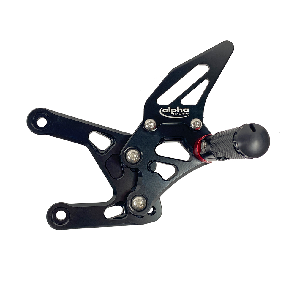 >TRACK< Rearset System black Yamaha MT10 2016- ABE