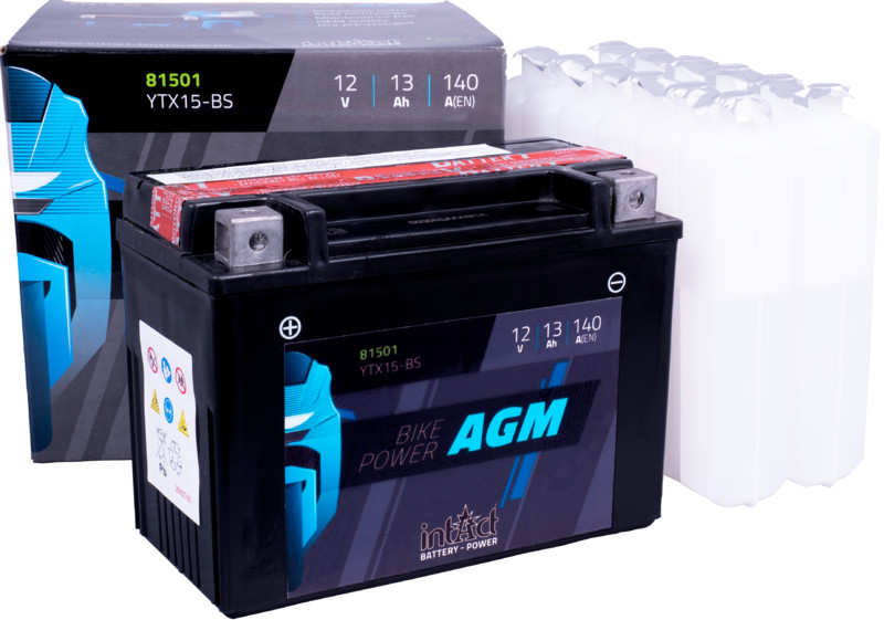 Intact AGM Battery YTX15-BS