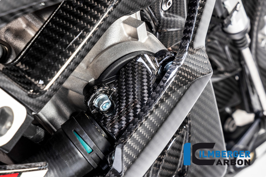 Ilmberger Carbon water-pump cover cover, BMW S1000RR 2019-, M1000RR 2020-, M1000R 2023-