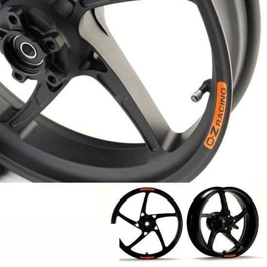 OZ Piega Aluminium Wheel Set in Matt Black for Suzuki GSX-R1000 (ABS only), WVCY, 2016 and GSX-R1000(R), WDM0, 2017-2022