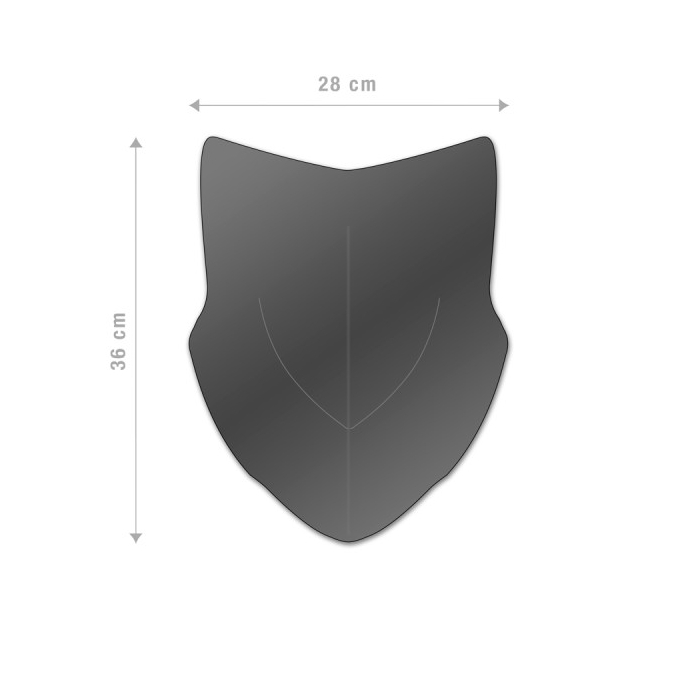 Barracuda Aerosport Plexiglas Windscreen for Honda Transalp 750 2023 -