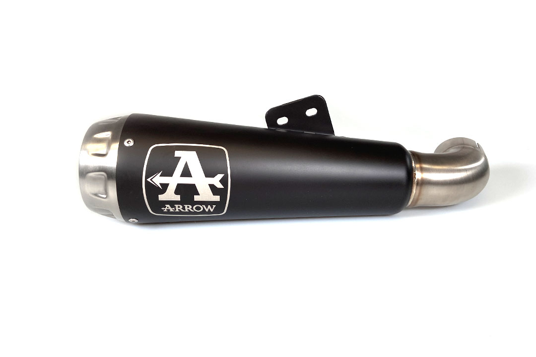 ARROW DARK PRO-RACE Black Stainless Steel Exhaust for BMW F900R / BMW F900XR 2020-, Black Stainless Steel