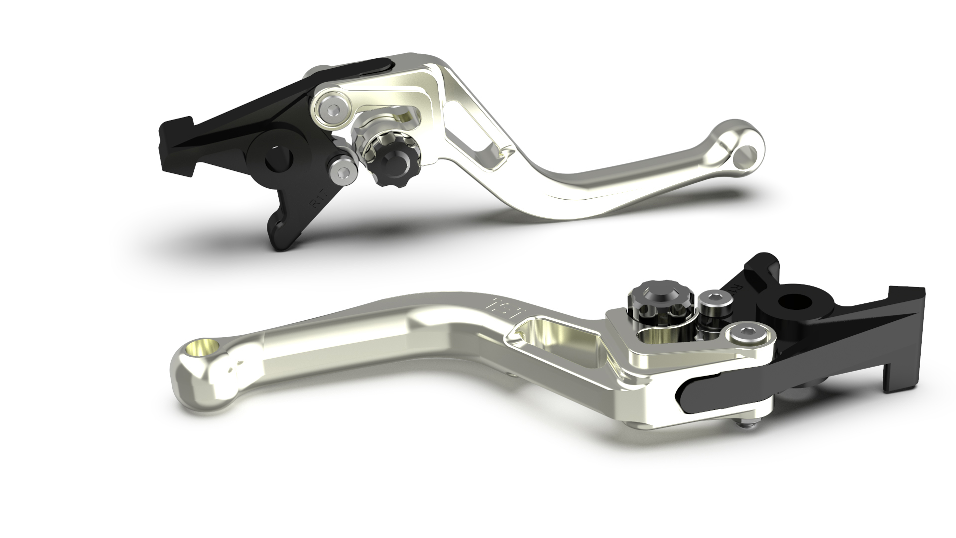 LSL BOW R82 Brake Lever, short, silver/black