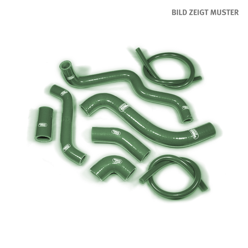 SAMCO SPORT Silicone Hose Kit B.R. green for Aprilia RSV1000 RSV1000 Tuono Model Year 1998-2005