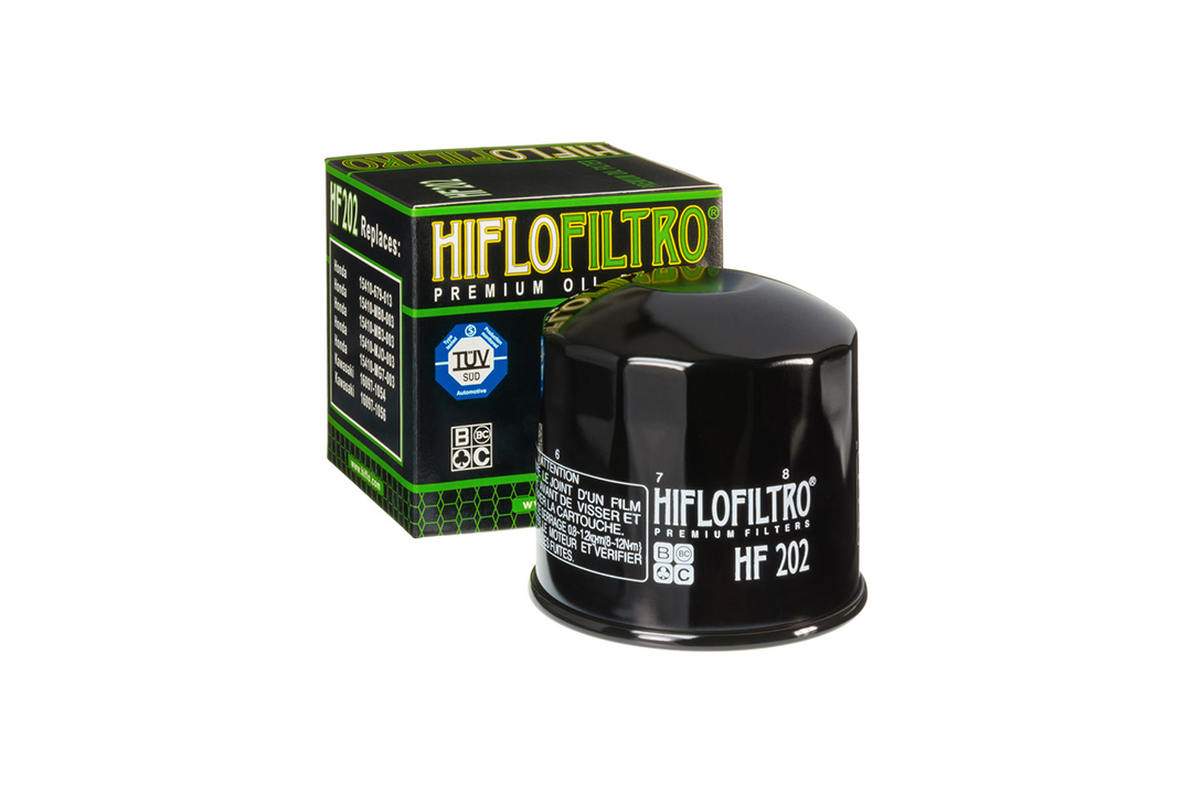 HIFLO oil filter HF202 for various Honda models / Kawasaki VN750 Vulcan and GPZ500S