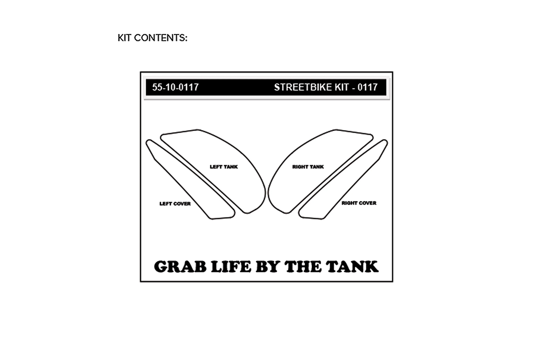 Stompgrip black, Icon, for Kawasaki Z800, 2013-2016