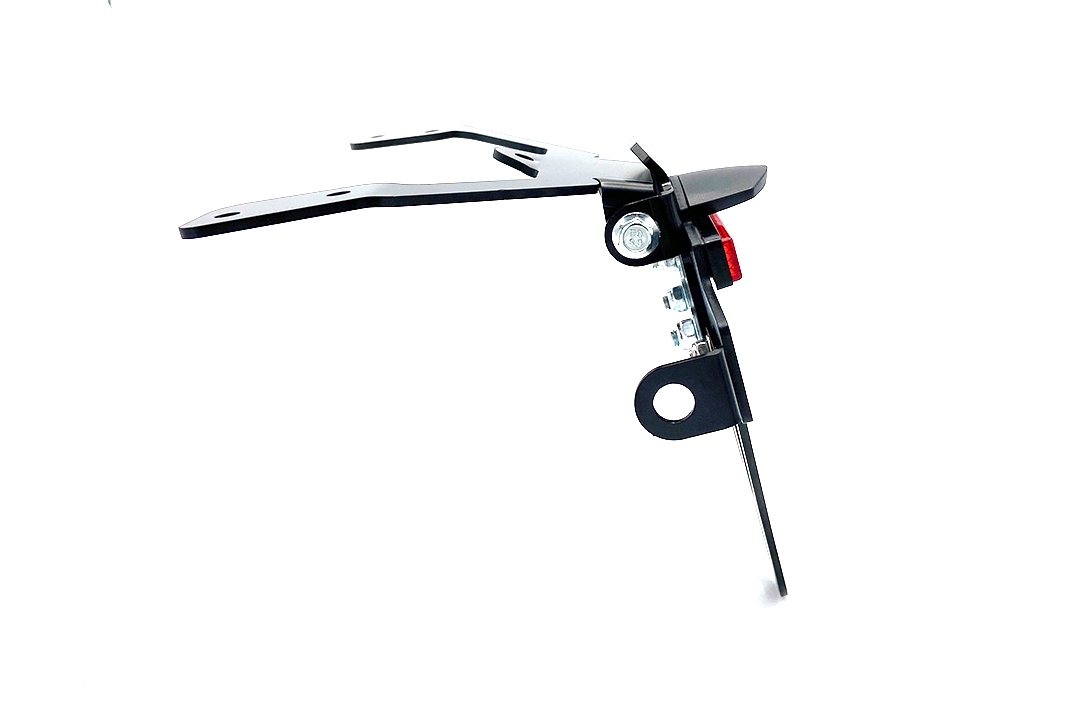 alpha Technik Number Plate Holder for Kawasaki ER-6F / ER-6N; Type EX650C / ER650C; Model Year 2009 - 2011