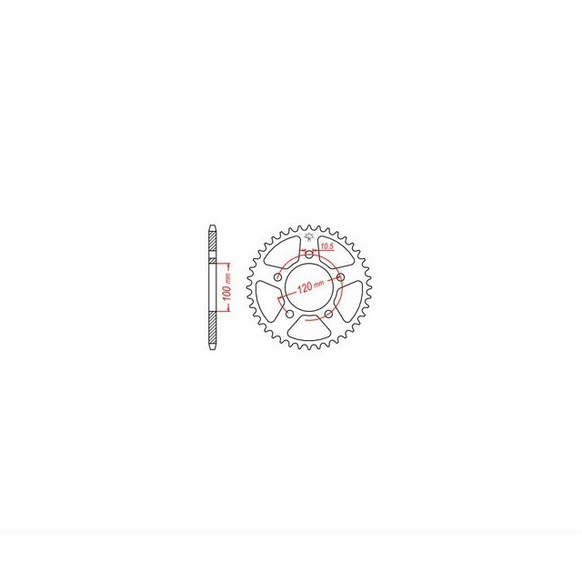 DID chain Kit with 520VX3 chain, standard colour, for Aprilia Pegaso 650 Fun, model year 2005- / Pegaso 650 Trial, model year 2007- / Pegaso 650 Strada, model year 2006-