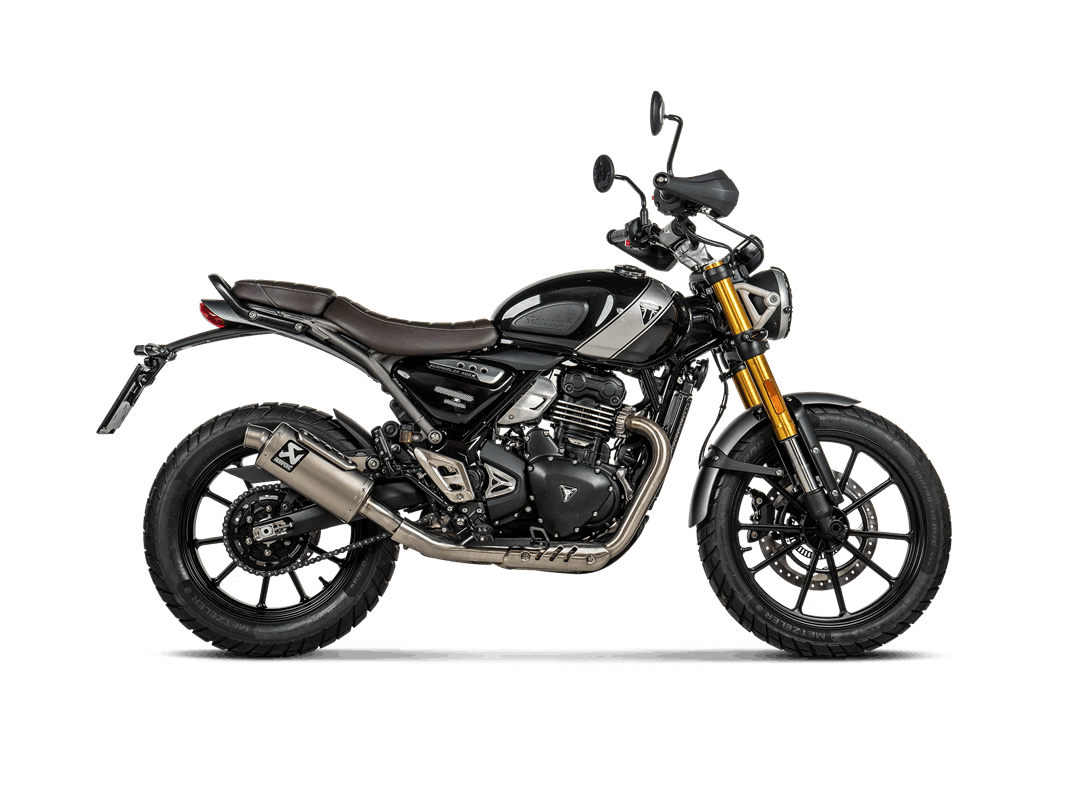 Akrapovic Slip-On Line (Titanium) Exhaust for Triumph Scrambler 400 X, 2023-2024