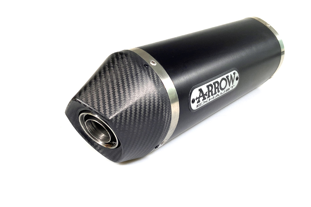 ARROW RACE TECH Exhaust for Kawasaki Ninja 400 / Z400 2018- in black aluminium
