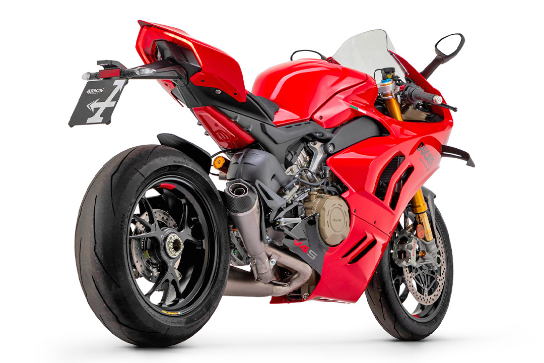 ARROW WORKS Titanium Exhaust with Titanium Link Pipe for Ducati Panigale V4 and Streetfighter V4
