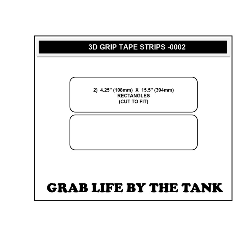 Stompgrip Universal Tank Pad clear, Volcano