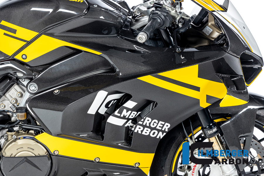 Ilmberger Carbon Fairing Side Panel right side R/S Racing, Glossy, Ducati Panigale V4, V4S 2022-