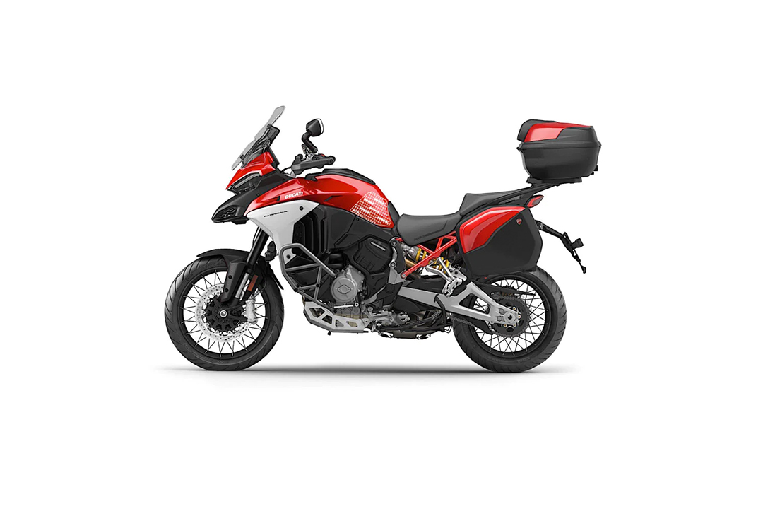 Stompgrip fuel tank Pad black, Volcano, Streetbike fuel tank Kit - fuel tank Sides, for Ducati Multistrada V4/S/Sport 2022