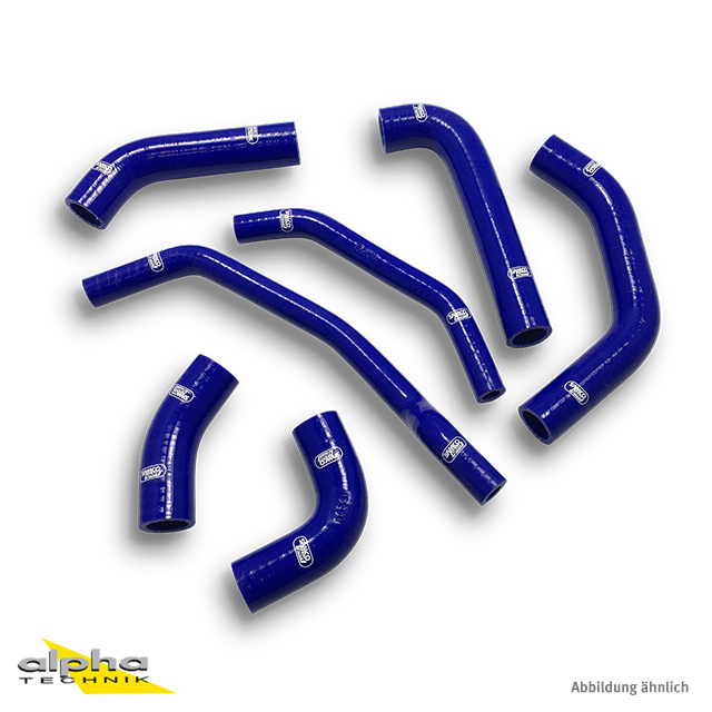 SAMCO SPORT Silicone Hose Kit OEM Design blue for Kawasaki ZX10R SE RR Model Year 2016-2020