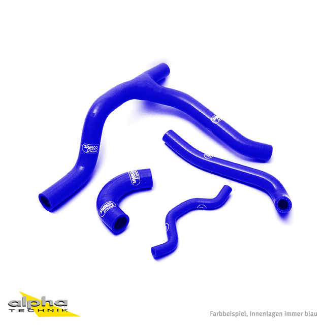 SAMCO SPORT Silicone Hose Kit blue for Kawasaki KX250F model year 2006-2008