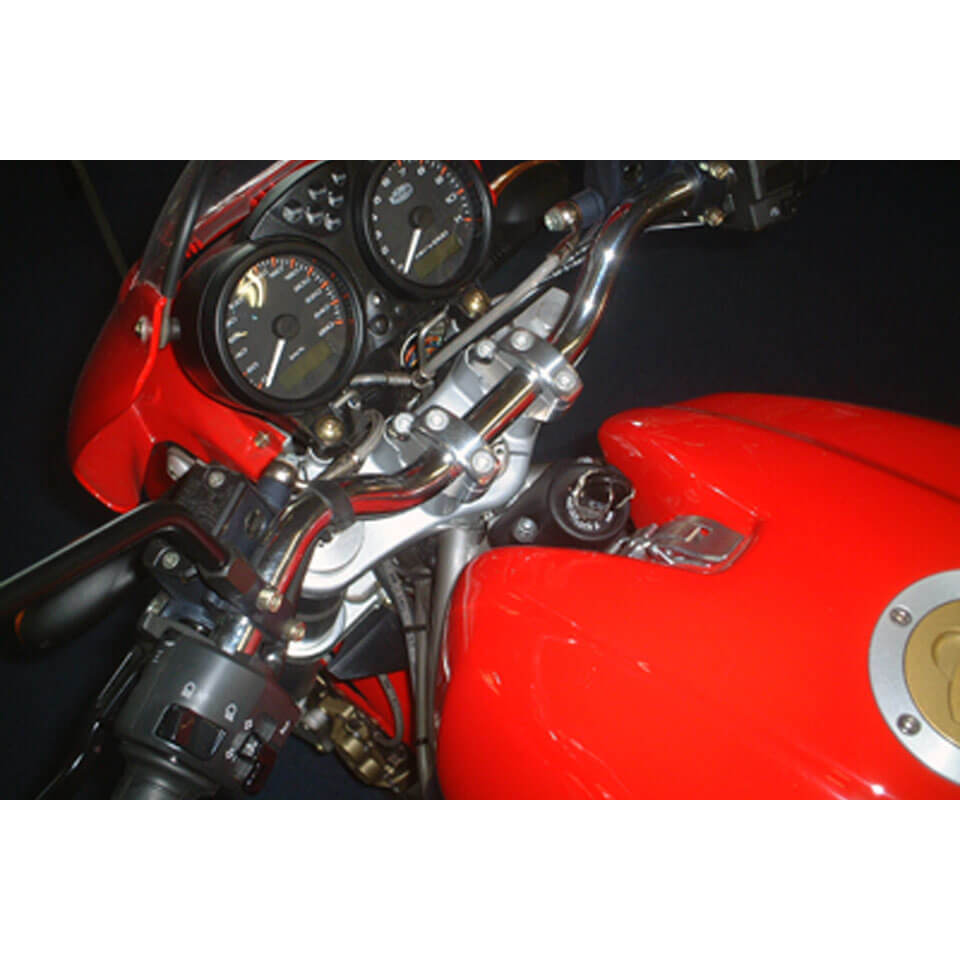 LSL handlebar-Rise-Up 30 mm, for Ducati Monster, silver