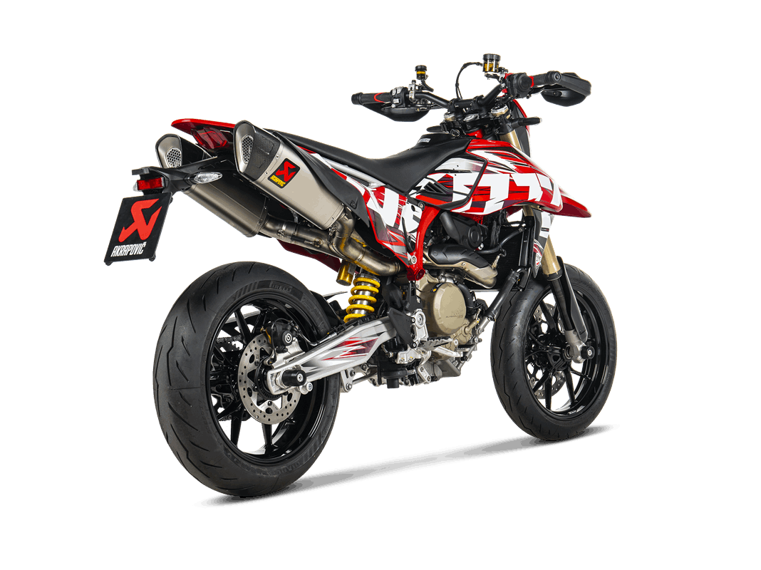 Akrapovic Slip-On Line (Titanium) Exhaust for Ducati Hypermotard 698 Mono / RVE, Model Year 2024-2025