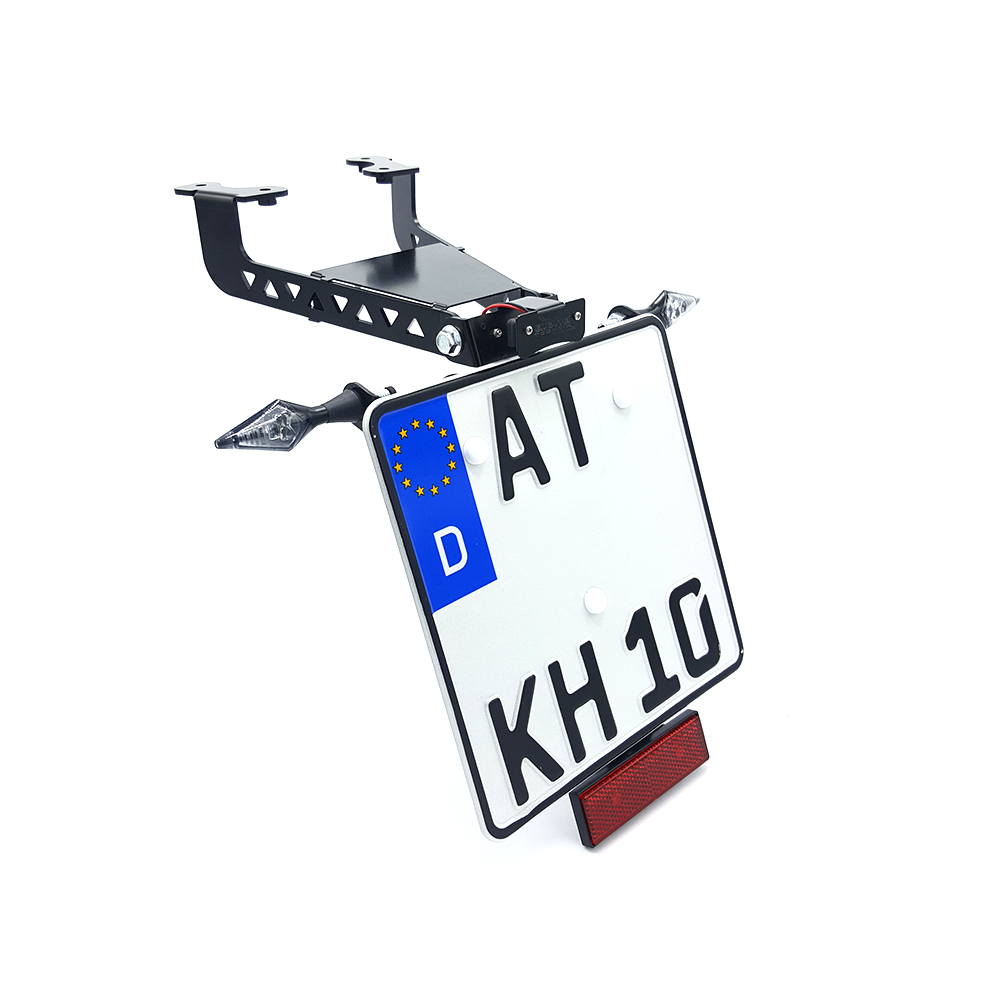 alpha Technik Number Plate Holder Yamaha MTN850-A, MT09 ABS, MT09SP; Type RN43; Model year 2017-