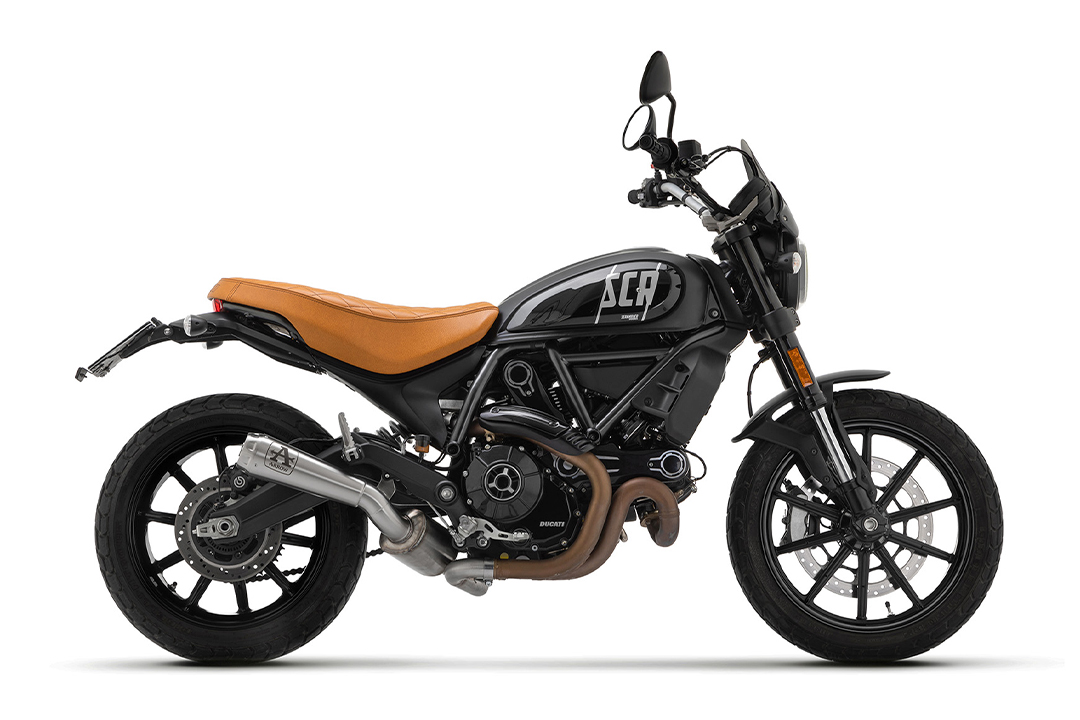 ARROW PRO RACE Stainless Steel Exhaust for Ducati Scrambler 800 Model Year 2021-
