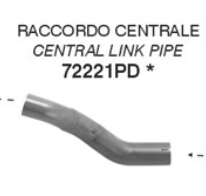 ARROW Racing Stainless Steel Mid-pipe Harley-Davidson Pan America 2026-