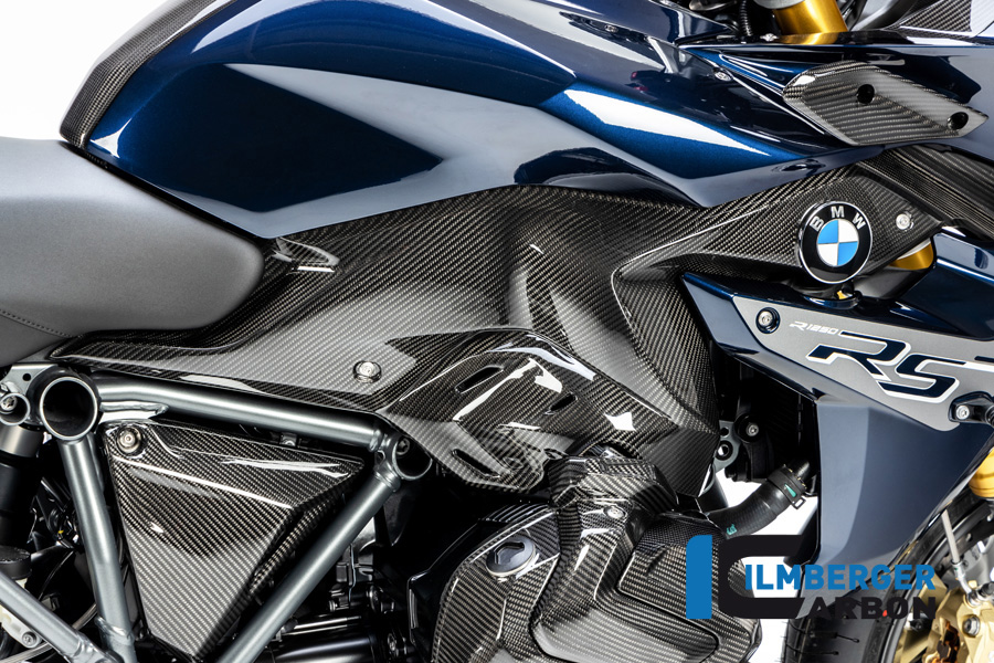 Ilmberger Carbon side panel under fuel tank right side R/S, glossy, BMW R1250RS 2019-