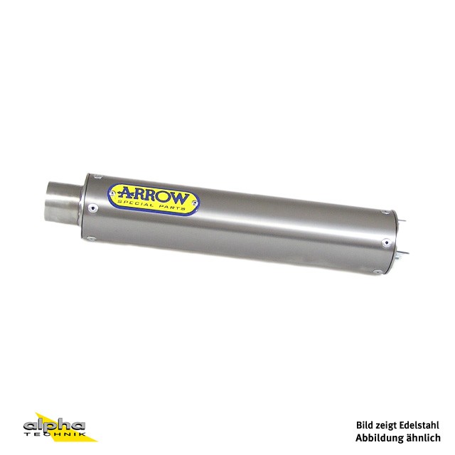 ARROW STREET 2T Exhaust for Derbi GPR125 2004-2012, Titanium