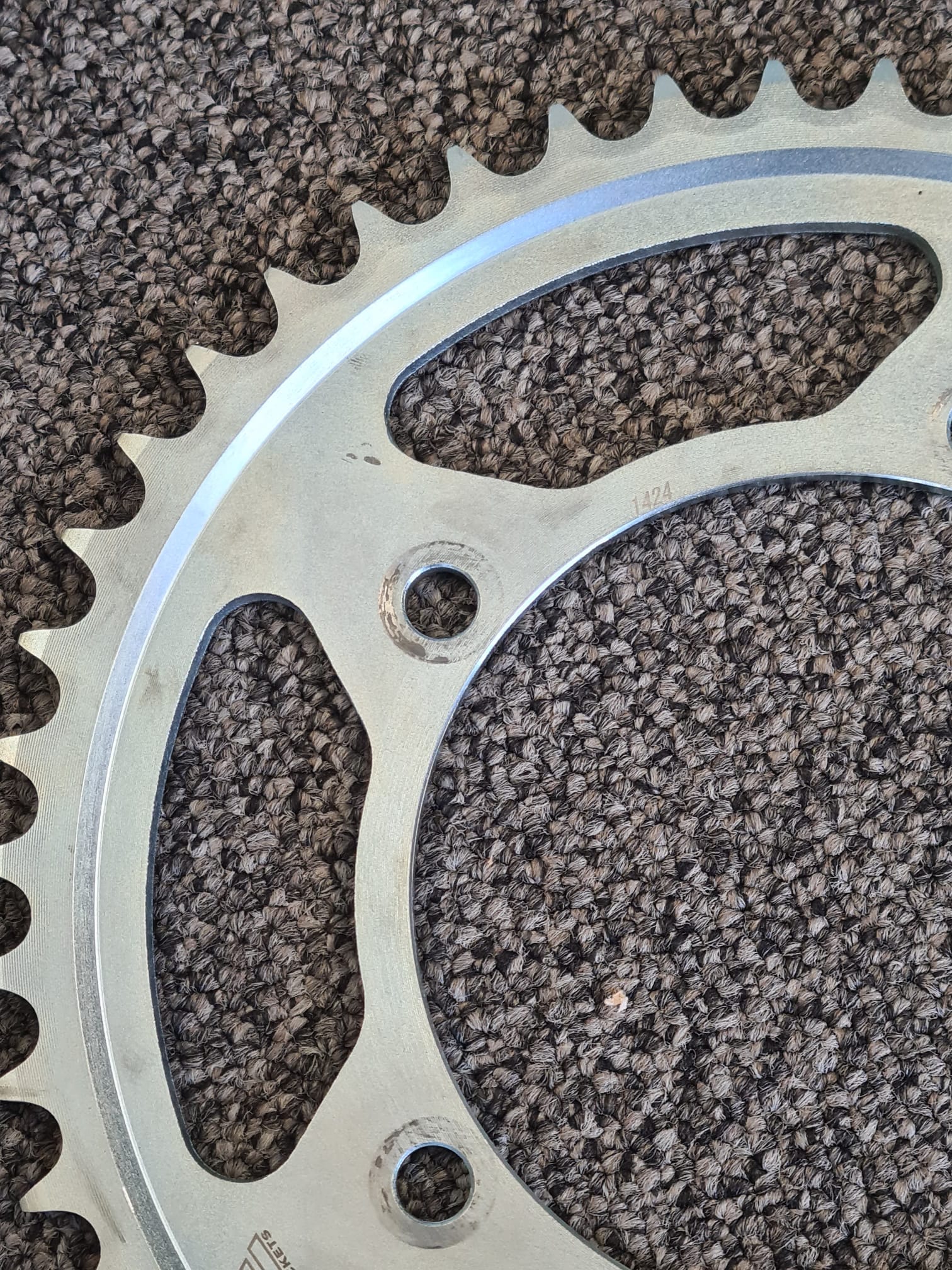 rear sprocket Steel, 47 Teeth, Pitch 525