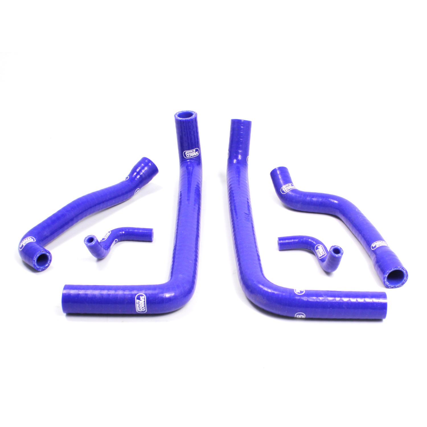 SAMCO SPORT Silicone Hose Kit thermostat Bypass, blue, for Gas Gas EC200 XC200 EC250 XC250 EC300 XC300 all 2-stroke model years 2014-2017