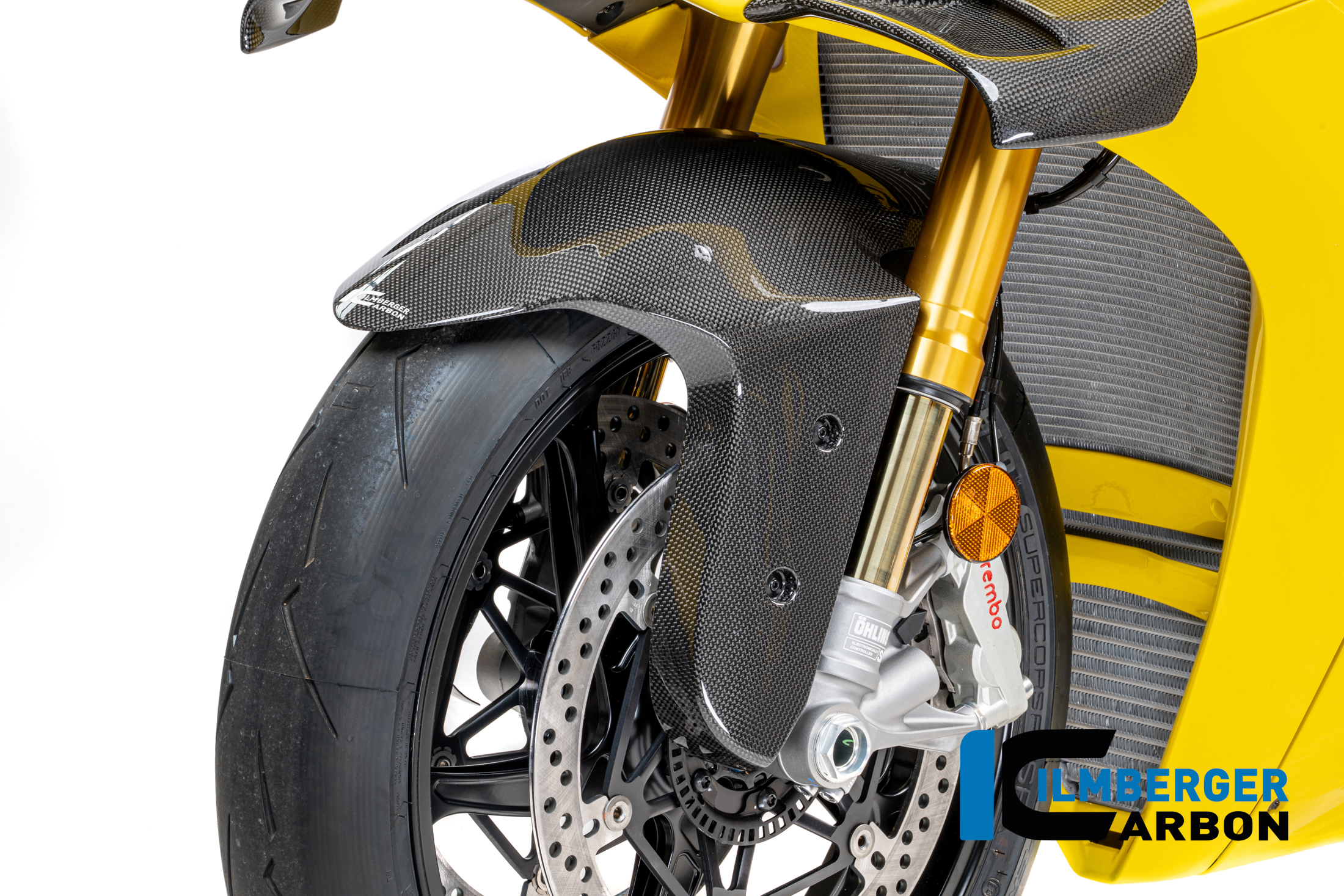Ilmberger Carbon Mudguard fronte, glossy, Ducati Panigale V4, S, R, 2025-