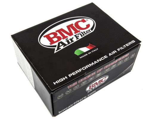 BMC Universal-Sportluftfilter Konisch Twin Air, 70 mm Anschluss, 154 mm Länge, Kunststoffdeckel